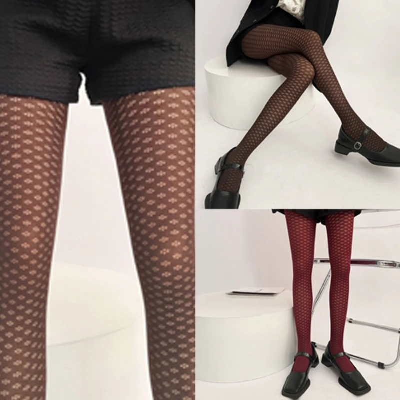 

Women's Patterned Tights Fishnet Stocking Floral High Waist Pantyhose Stockings