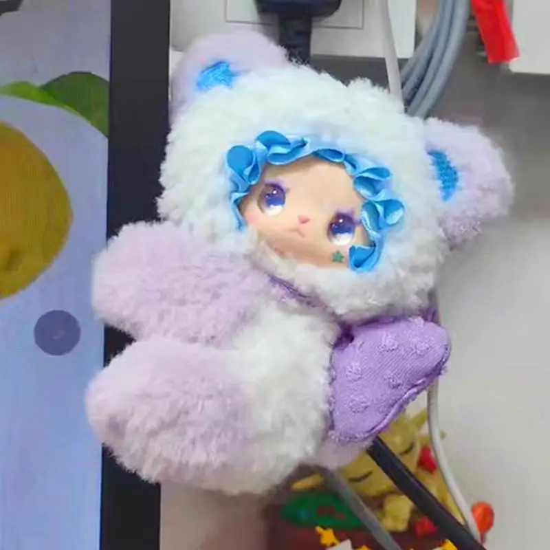 

Lovely Emma Plush Blind Box Bear Vinyl Face Plush Doll Trendy Collectible Figurine Bag Hanging Pendant Adult Collection