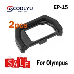 2pcs EP-15 Hard Viewfinder Eyecup Eyepiece Replace EP15 for Olympus OMD EM5 Mark II EM10 Mark II EM5II EM10II Camera Accessories