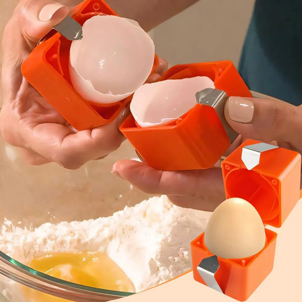 Egg Cracker Tool Multifunctional Peeler Shells Remover Egg Shell Cutter for Cooking Camping Kitchen Gadgets