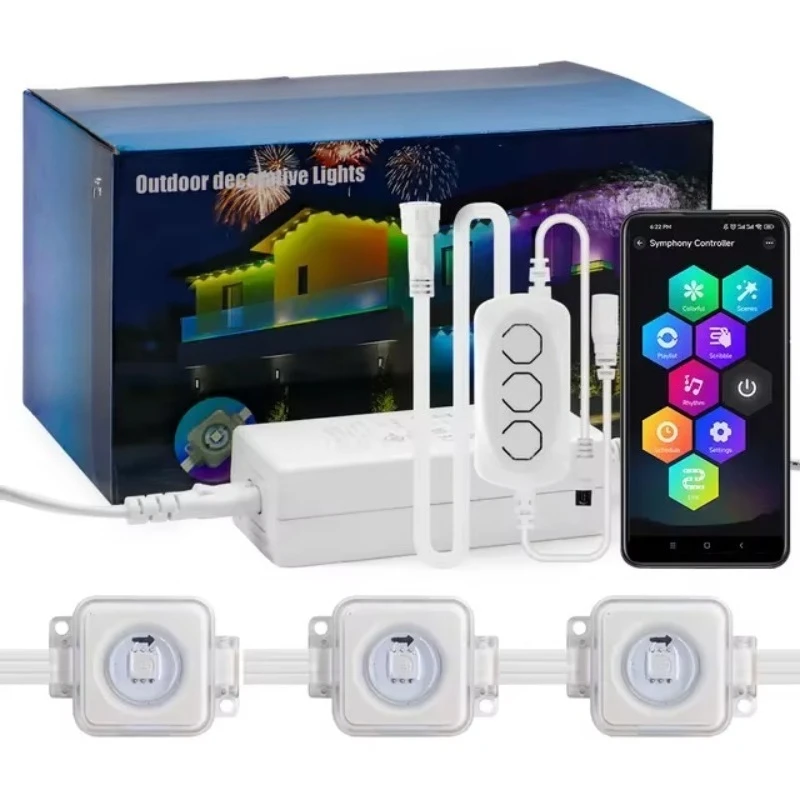 Permanent Christmas IP68 Smart Home Exterior Diode Eaves Pixel Permanent Outdoor Festival