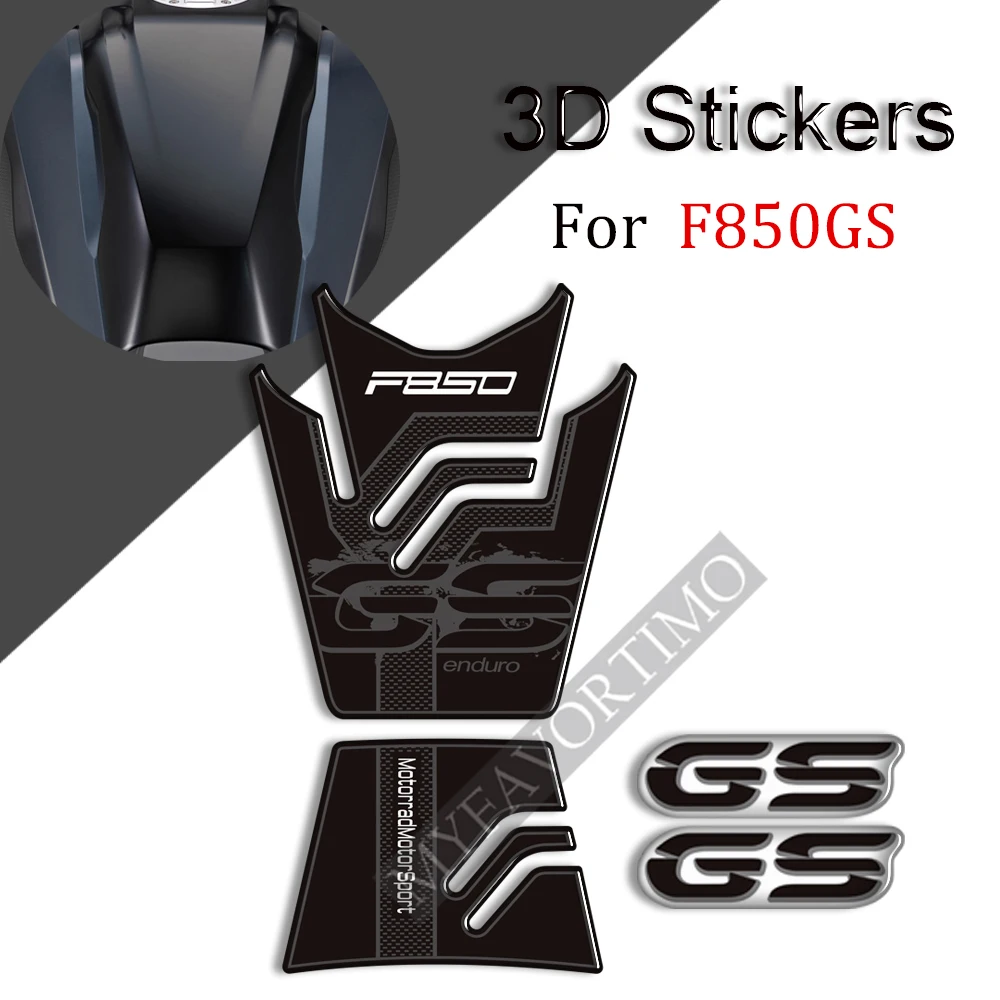 For BMW F850GS F850 F 850 GS Motorcycle Tank Pad Stickers Decals Protector Grips Gas Fuel Oil Kit Knee Trunk Luggage