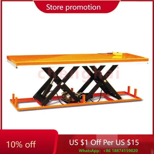 

Стационарный электрический ножничный подъемник, фиксированные ножничные подъемные столы, грузовая подъемная платформа