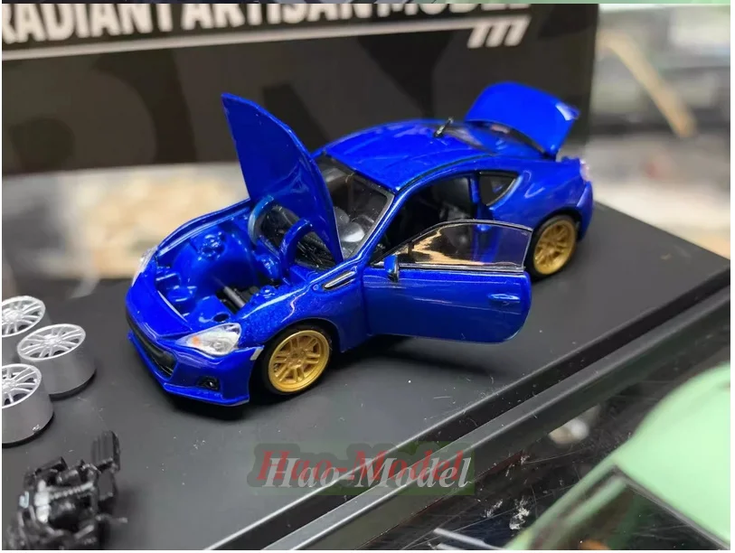 RAM 1/64 For Subaru BRZ Modified version Alloy Diecast Model Car Simulation Toys Boys Birthday Gifts Hobby Display Collection