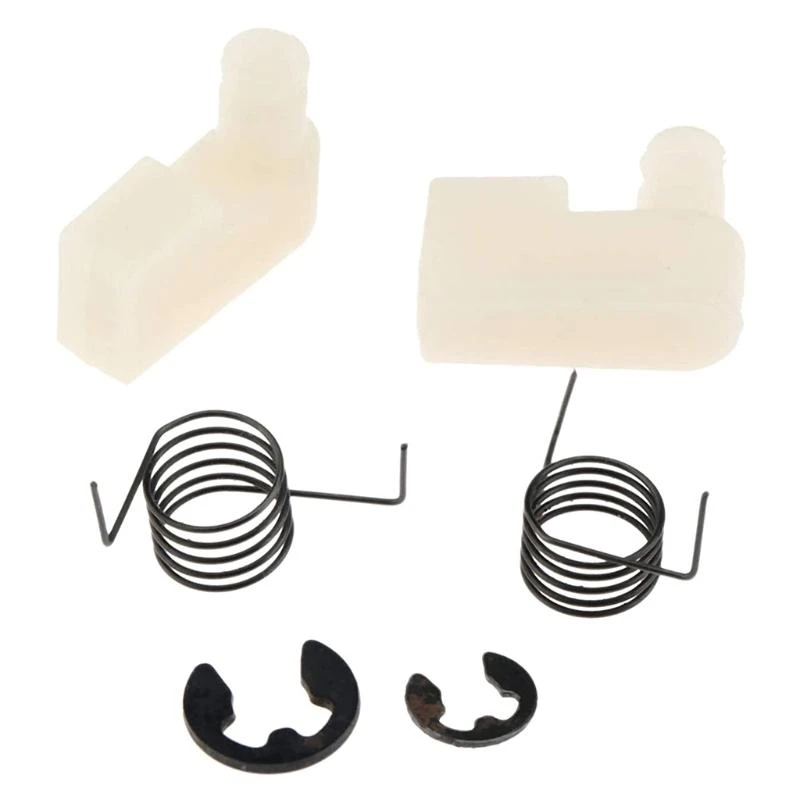 Chain Flywheel Starter Pawl with Spring Clip Accessories Compatible For Chainsaw Parts 4500/5200/5800/43CC/45CC 6pcs