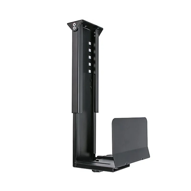 CP-01 Universal PC Case Holder Under Desk Wall Side Computer  CPU Stand Adjustable Mainframe Hanger Host Box Stand Bracket Rack