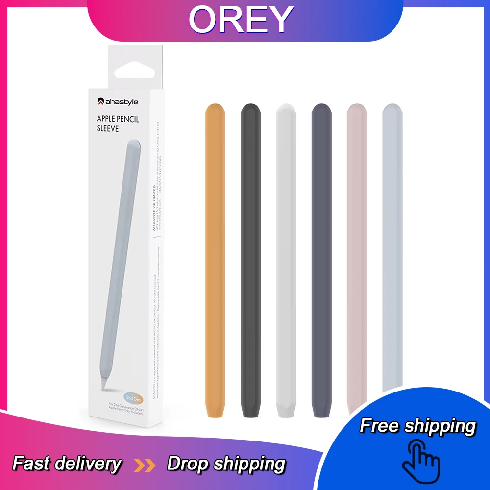 OREY,Case for Apple Pencil 2, Soft Silicone Material Protective Cover, for Apple Pencil 2 Gen Case, for Apple Pencil Accessories