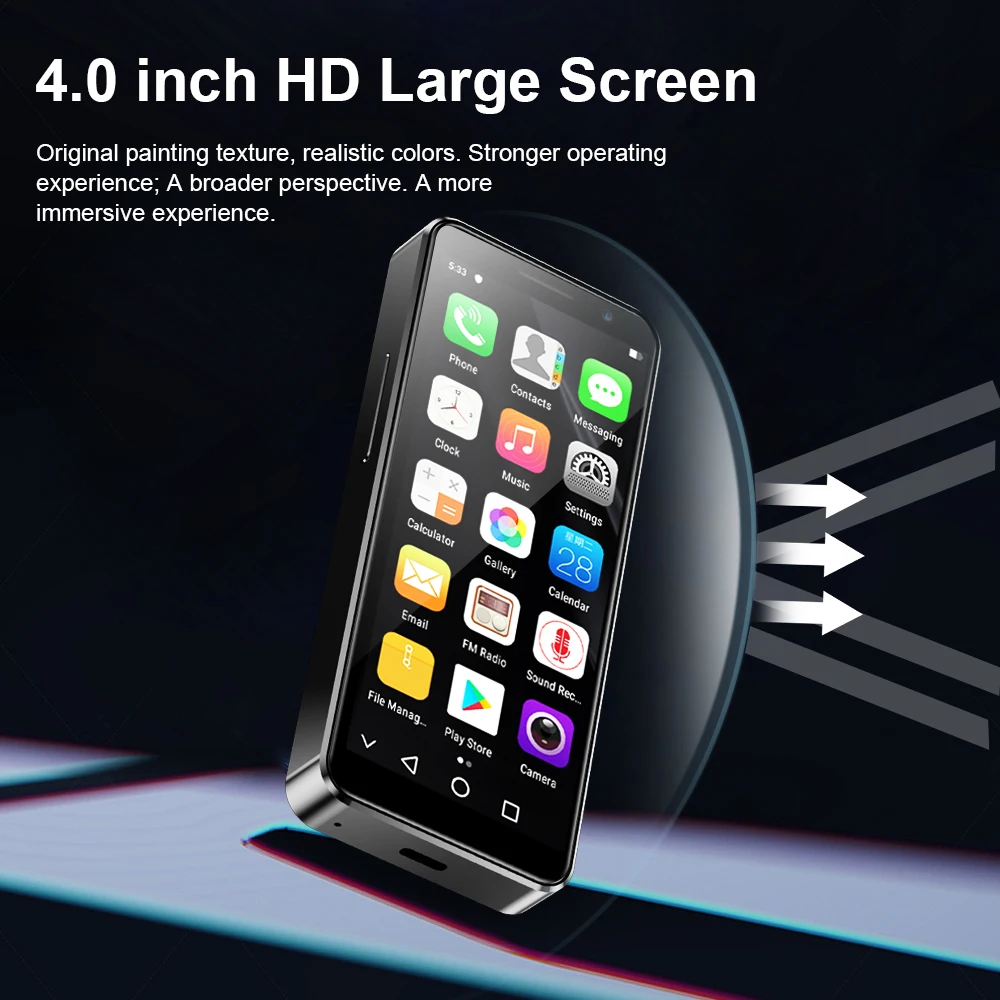 SERVO 16MAX Mini Pocket 4G LTE Smartphone Android 10 4GB+128GB Dual SIM Play Store WiFi OTG Face Unlock 4.0