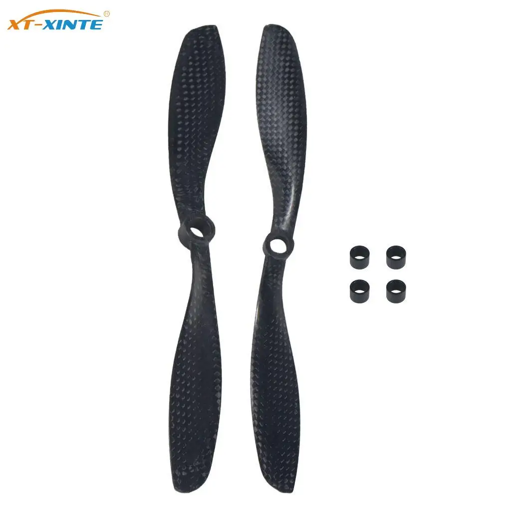 8x4,5 3K Пропеллер из углеродного волокна CW CCW 8045 CF реквизит для радиоуправляемого квадрокоптера гексакоптера многороторного НЛО черного цвет...