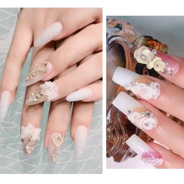 Nail Art Crystal Acrylic Powder Liquid Art Pen Clear Dish Zaprojektowane narzędzia