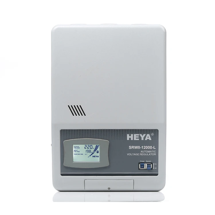 10KW AVR 12KVA 110-275V Input Range Single Phase 220V LCD Regulator Tension Automatic Regulator