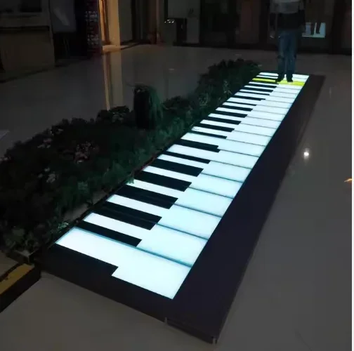 3D Time Tunnel RGB Light Emitting Diode Disco Dance Floor Piano Light Emitting Diode