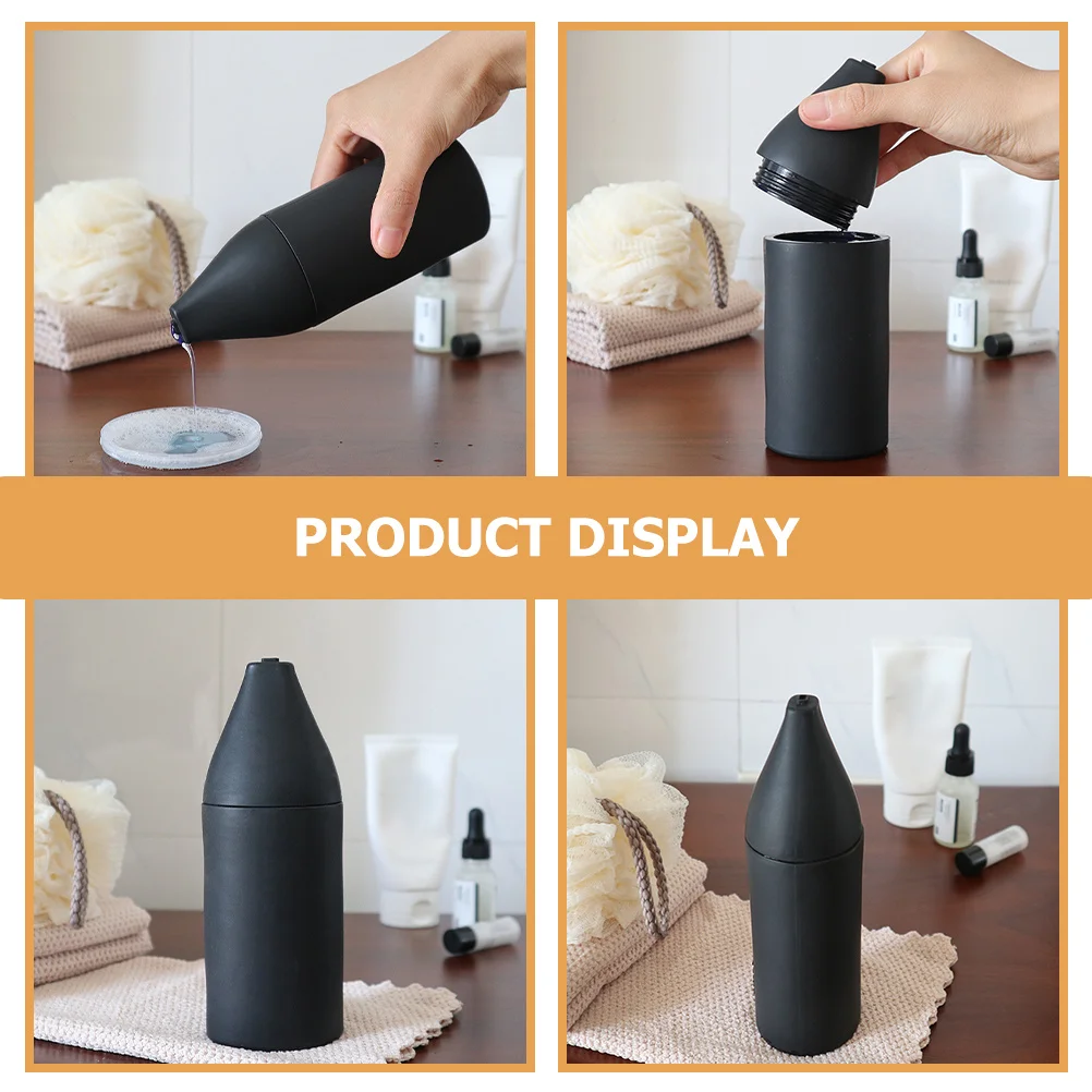 

Empty Silicone Liquid Soap Bottle Squeeze Dispenser Refillable Washing Detergent Container Bathroom Kitchen Lotion Pump Bottle