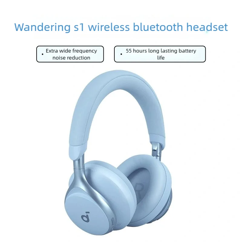 

New Spaceone S1 Genuine Head Mounted Wireless Bluetooth 5.3 Broadband Intelligent Noise Cancelling Headphones Gifts
