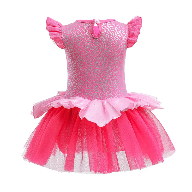 Summer Infant Baby Girls Princess Party Tutu Dress Princess Snow White Aurora Belle Cinderella Birthday Costumes Baby Kids Dress