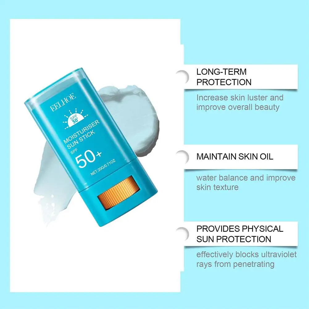 Eelhoe Matte Sunscreen Stick Isolation Spf 50+ Uv Protective,moisturizing And Brightening Skin Tone For Skincare Cosmetics Z4n2