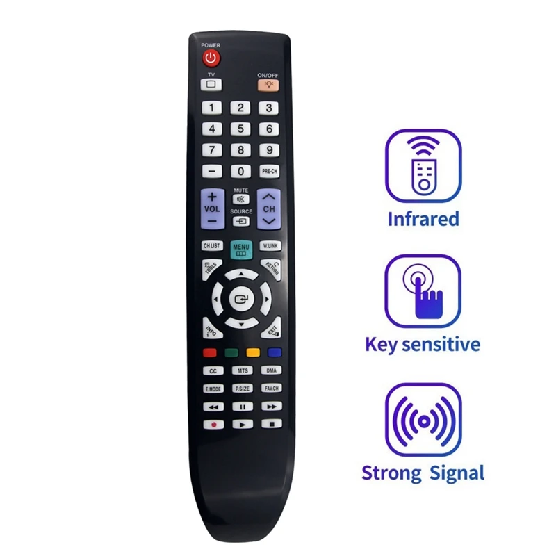 BN59-00673A Replace Remote for Samsung TV HL50A650 HL50A650C1 HL50A650C1F HL50A650C1FXZA HL56A650 HL50A650C1FXZC