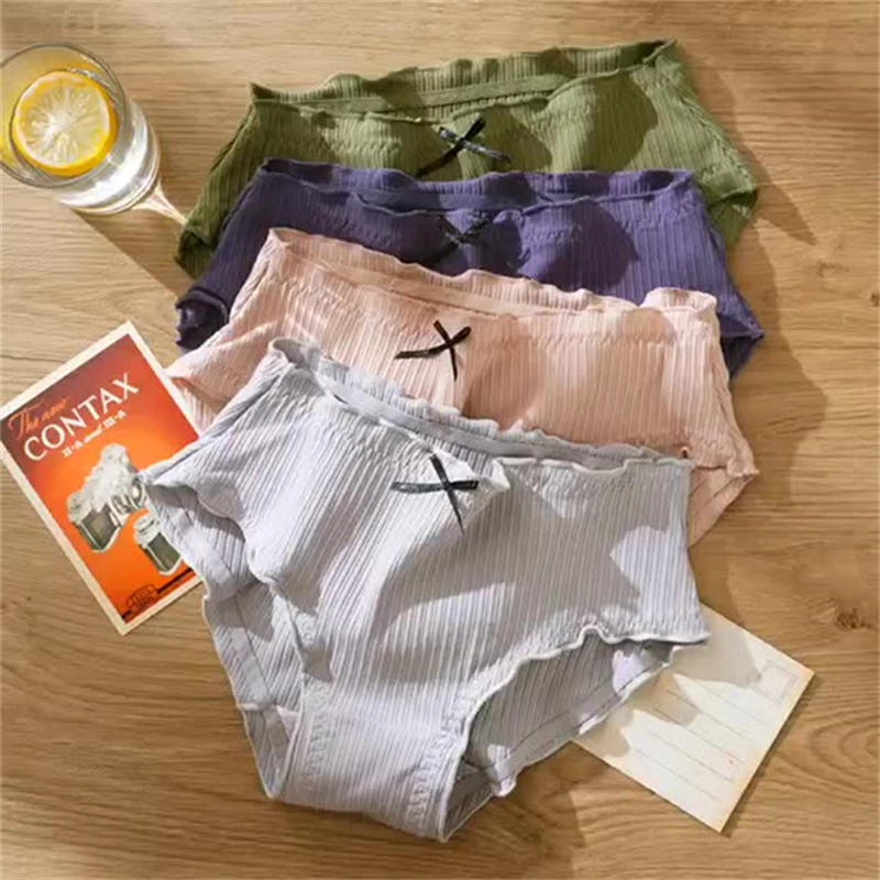 Calzones para mujer cotton ropa interior femenina comfortable underwear women breathable lingerie cute girls sexy panties Briefs