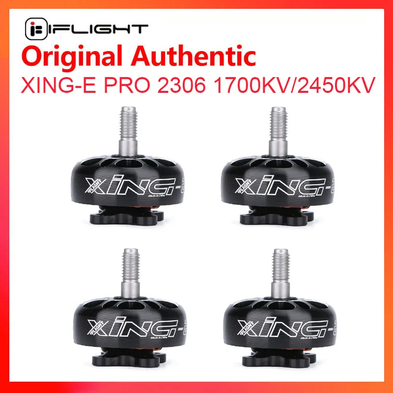 iFlight XING E PRO 2306 1700KV 2450KV 2-6S Brushless Motor for RC Models Multicopter FPV DIY Racing Parts Accs