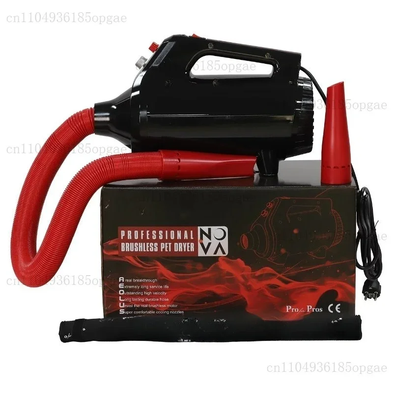8 Times Long Life Without Carbon Dust Pollution Pet Beauty Dryer TD-941NOVA Brushless Motor Pet Blower