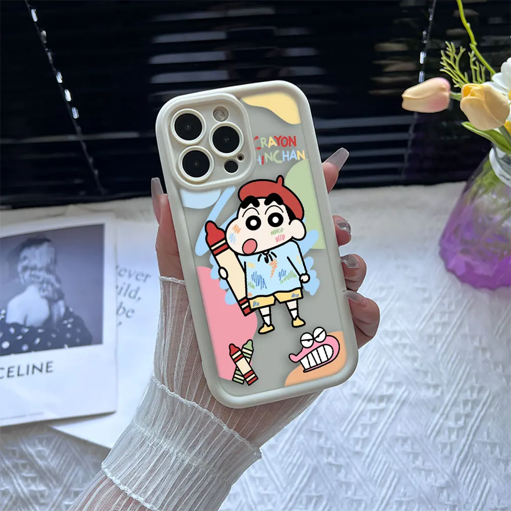 Cartoon C-Crayon Shin C-Chan Phone Case For VIVO V11I V15 V20 V23 V25 V27 V29 V30 X60 X70 X80 X90 X100 PRO 4G 5G Case Funda Capa