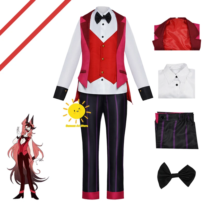 

Anime Elizabeth Cosplay Charlie Morningstar Cosplay Costumes Hotel Elizabeth Uniform Halloween Carnival Party Cos Women Kids