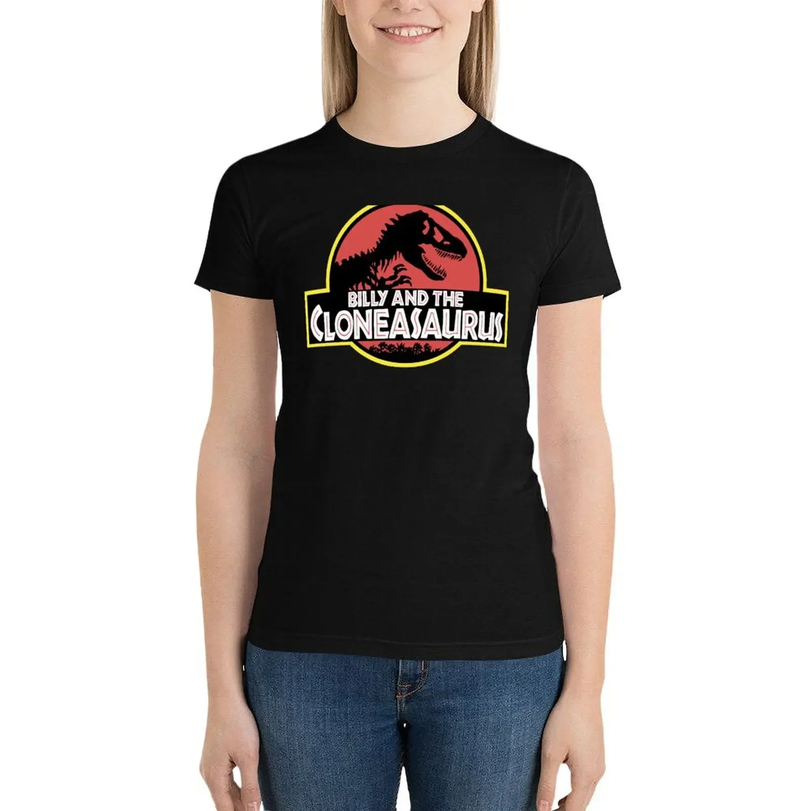 

Billy and the Cloneasaurus T-Shirt tees lady clothes clothes for Women