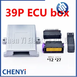 39 Pin ECU Box Aluminum shell auto connector PCB Socket plug car on-board controller panel circuit board connector with Pins