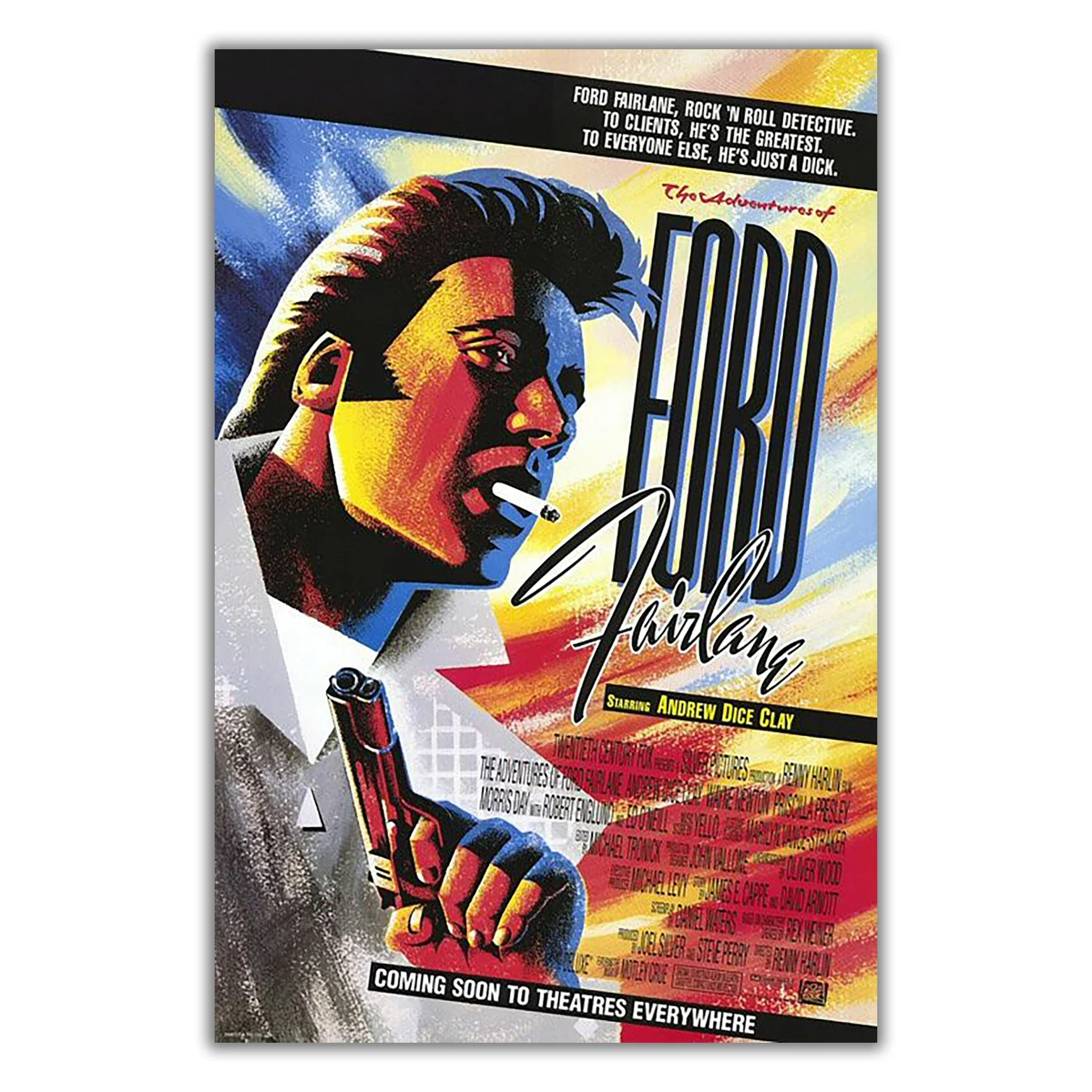 WM3034 The Adventures of Ford Fairlane Wonderful Classic Movie HD Silk Fabric Poster Art Decor Indoor Painting Gift