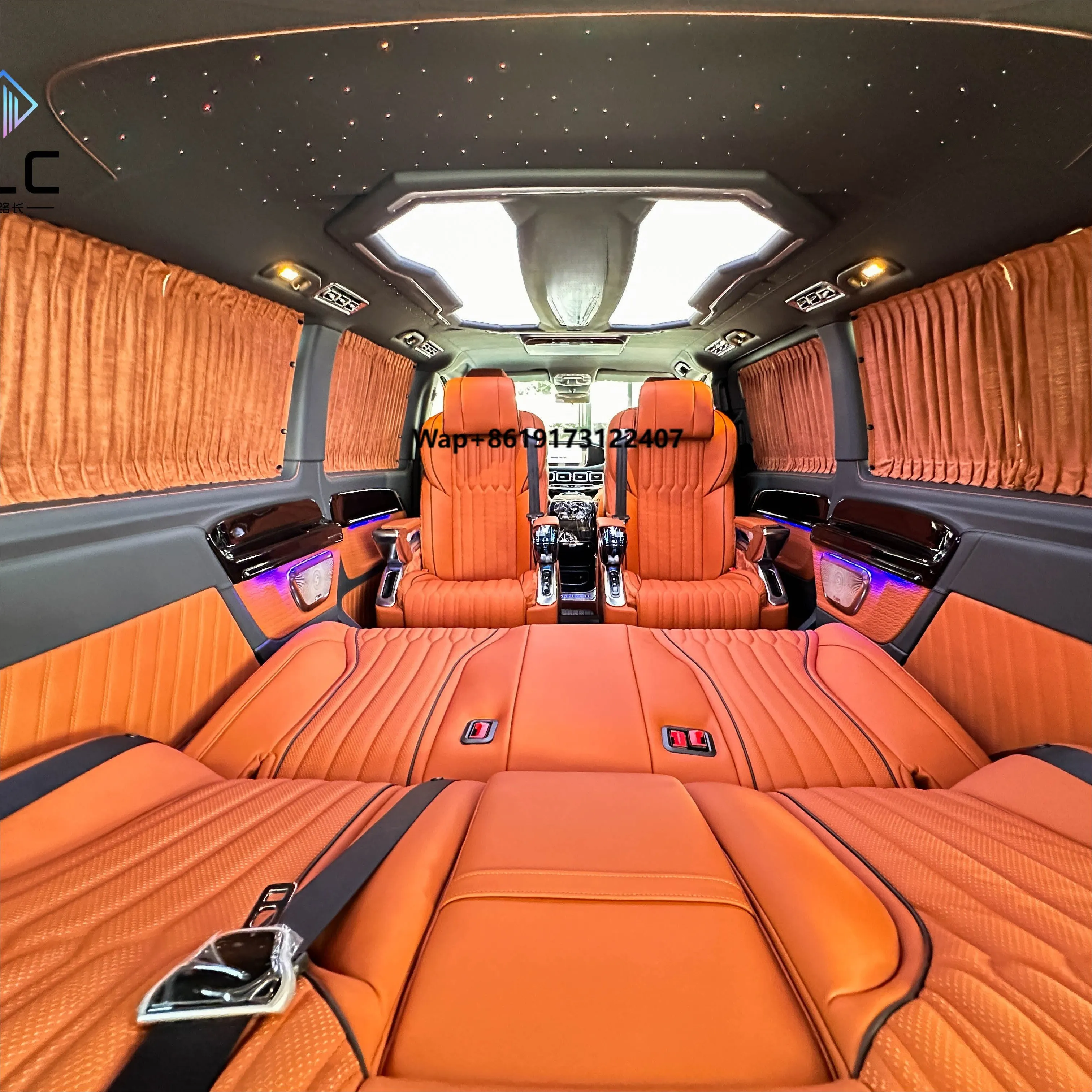 2025 Hottest Interior Upgrade Kit Conversion Caravan for  Sprinter Ceiling Layout Customization with 3D Design OEM