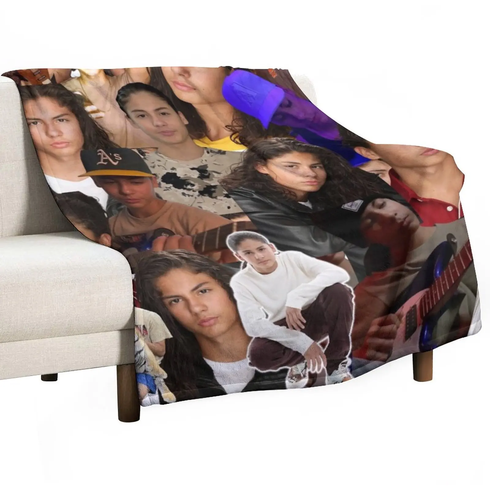 New Miguel Cazarez Mora Seamless Collage Throw Blanket Sofa Blanket Bed Fashionable Blanket Soft Blanket sofa bed