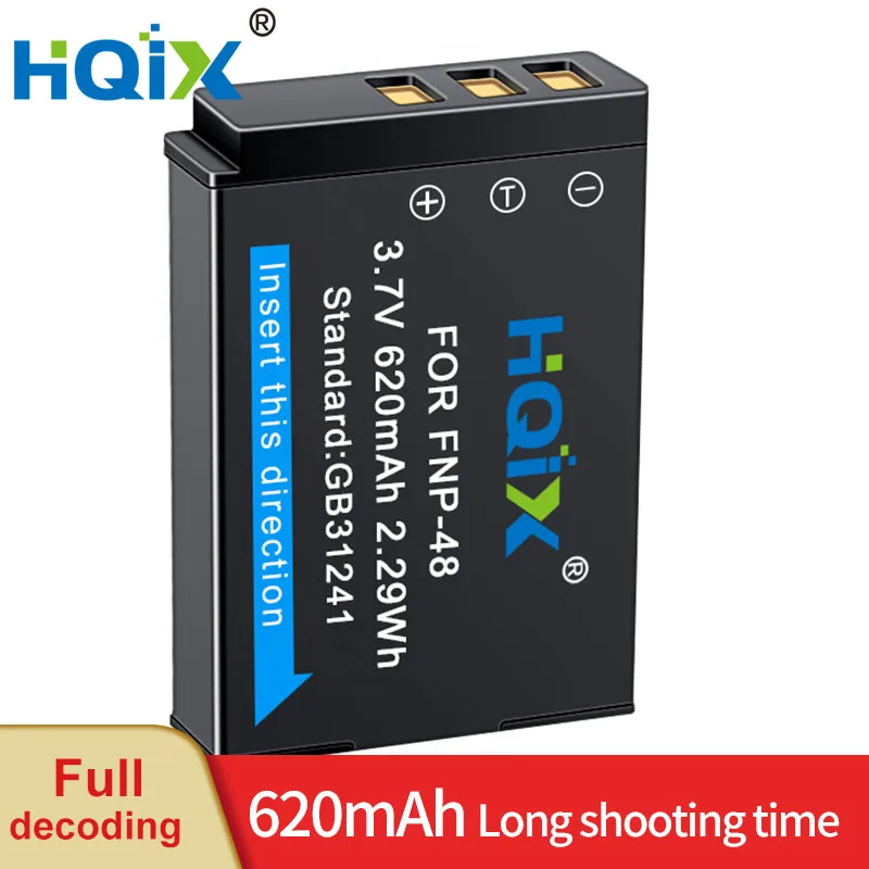 HQIX for Fujifilm XQ1 XQ2 X-01 X-02 Camera NP-48 Charger Battery