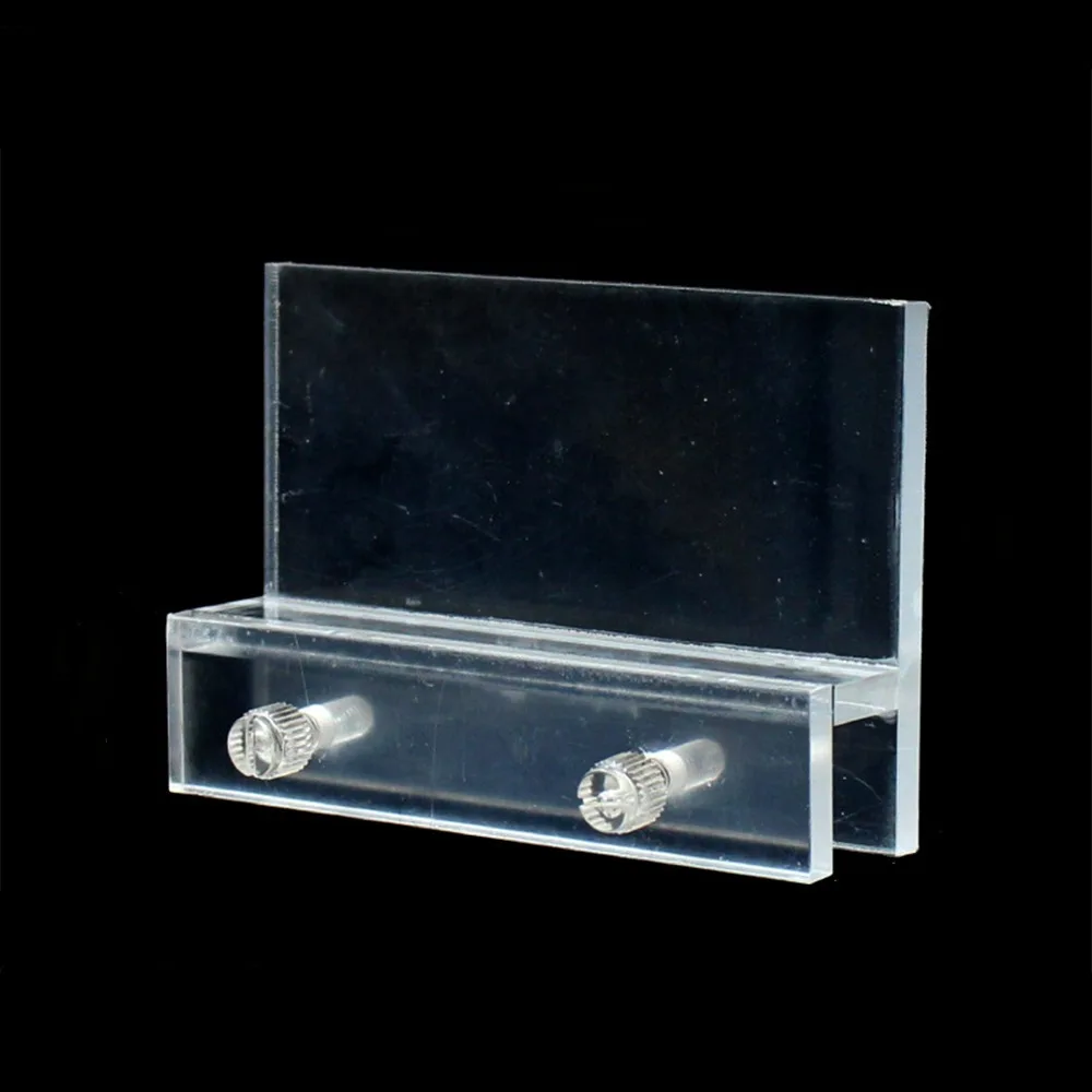 Clear Acrylic Aquarium LED Light Holder No-Drill Hanging Fixtures Fish Tank Lighti Stand Lifting Aquarium Lamp Fixtures