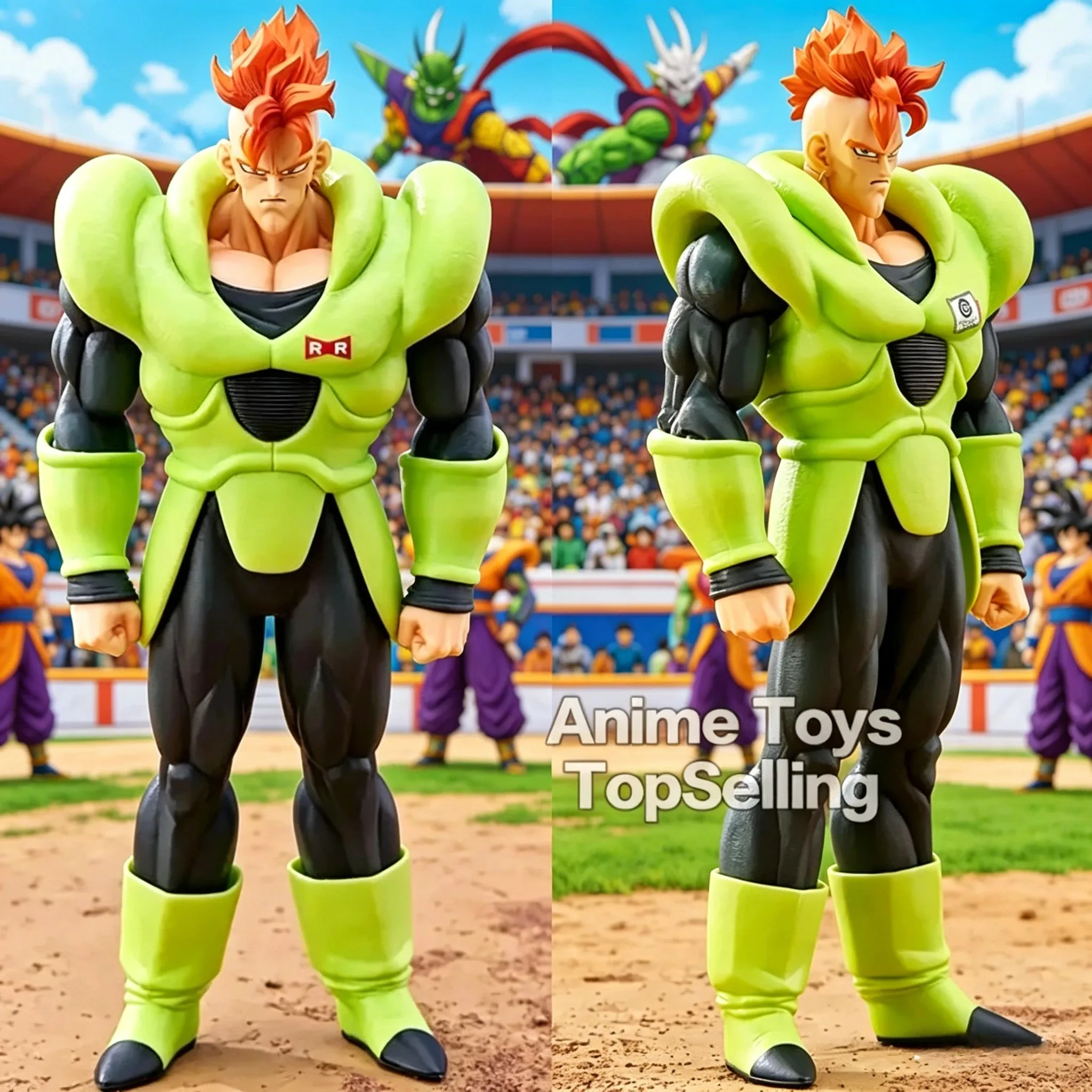 29cm Anime Dragon Ball Z ANDROID 16 Figur Actionfiguren PVC-Statue Sammlermodell Spielzeug Geschenke