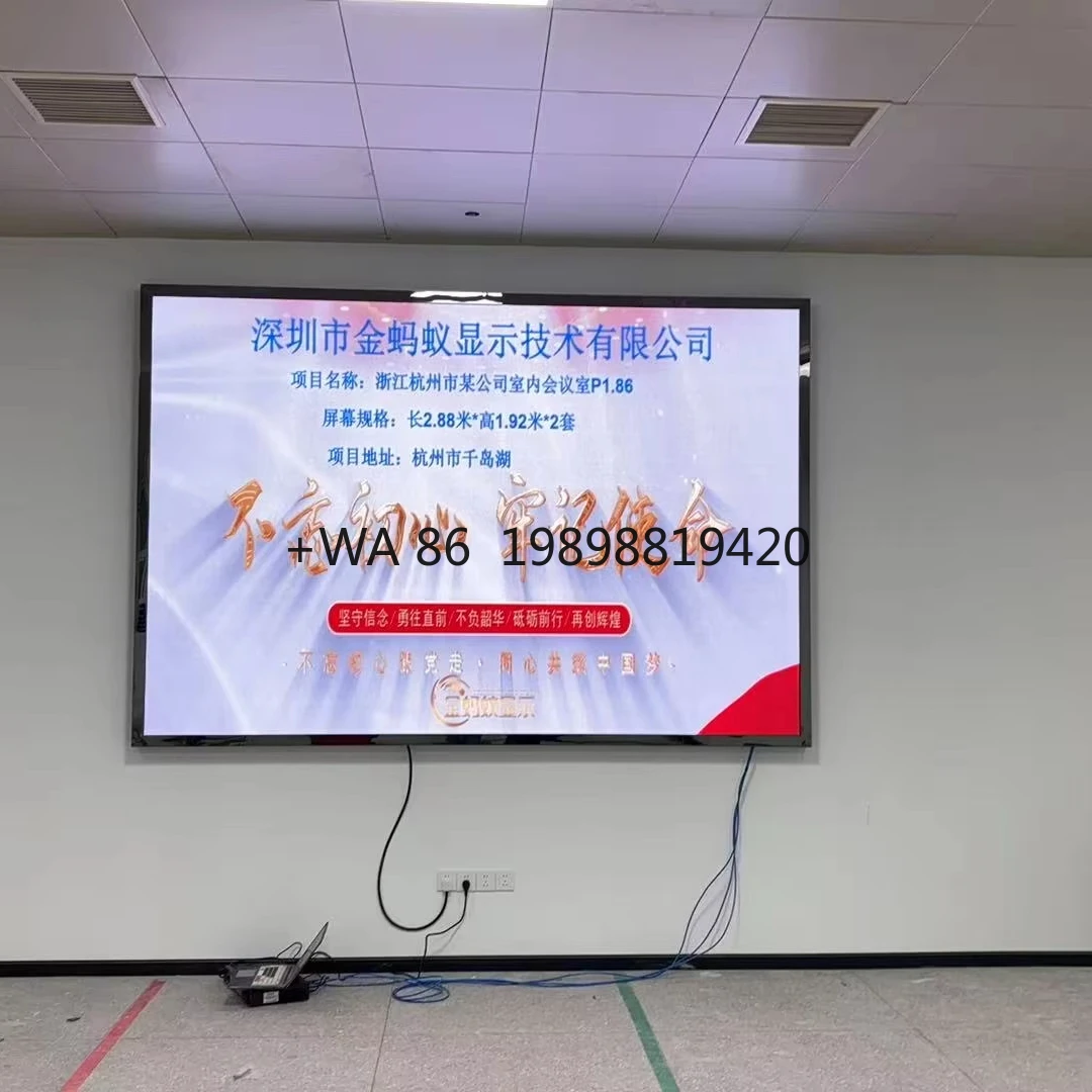 

Customizable Shenzhen Factory Direct Sales 4K 8K High Quality HD SMD 7680Hz Micro Full Color 1.5mm 1.8mm 2.5mm Indoor LED Disp