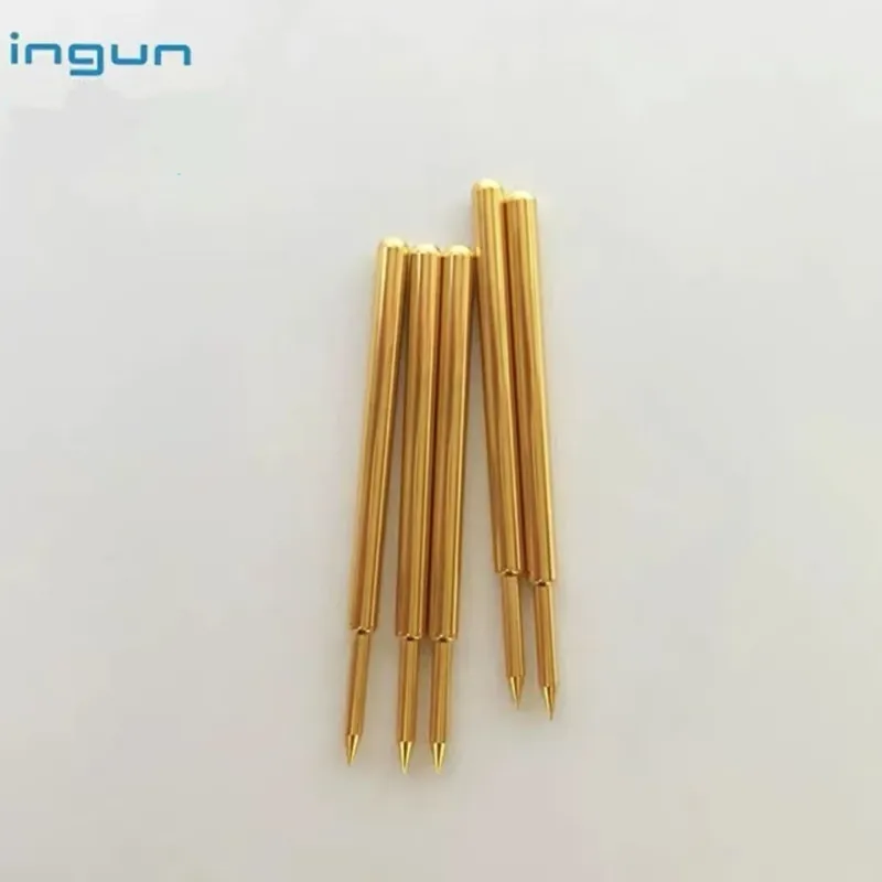 100 個オリジナル INGUN 鋼プローブ GKS003 201 170 A2000 尖った外径 2.02 ミリメートルスプリングテストプローブ ICT