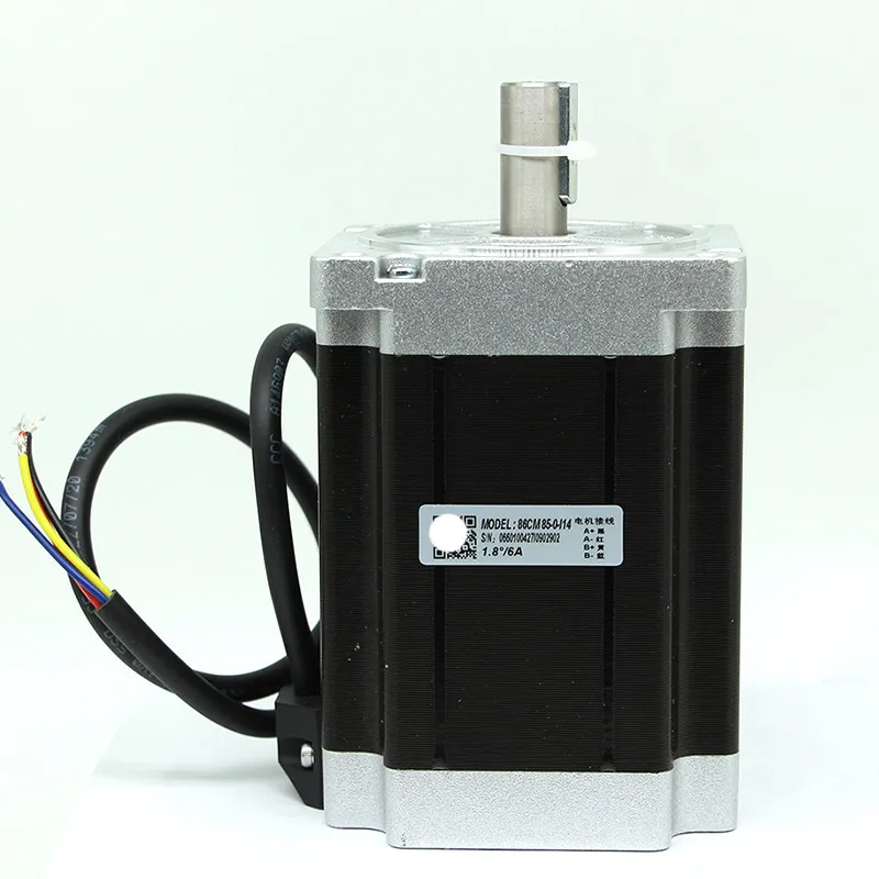 

Интеллектуальный шаговый двигатель с открытым контуром 86CM85-O-I14, диаметр вала 14 мм, для гравировального станка, 8.5Н