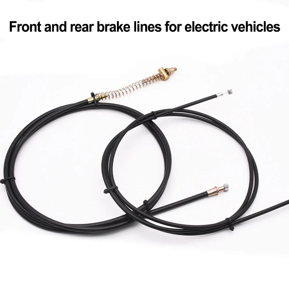 AliExpress 1.2-2.5meter Brake Cable Front Rear Brake Cable Front Rear Drum Brake Line Rear Drum For Electric Bike For Moto Rear Front Cable