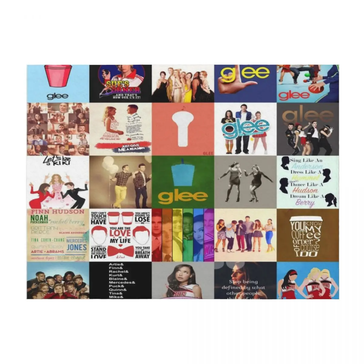 

Best Glee Quilt Blanket For Fans Throw Blanket Shaggy Luxury St Softest Thins Blankets