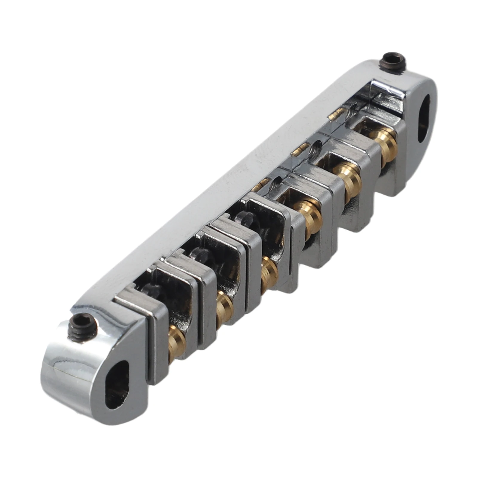 Schwarzes Ersatzbrücke-Gitarrenzubehör, langlebige Verschleißfestigkeit, stabiles Design, verhindert Saitenansporter, Elektronik für Gitarre