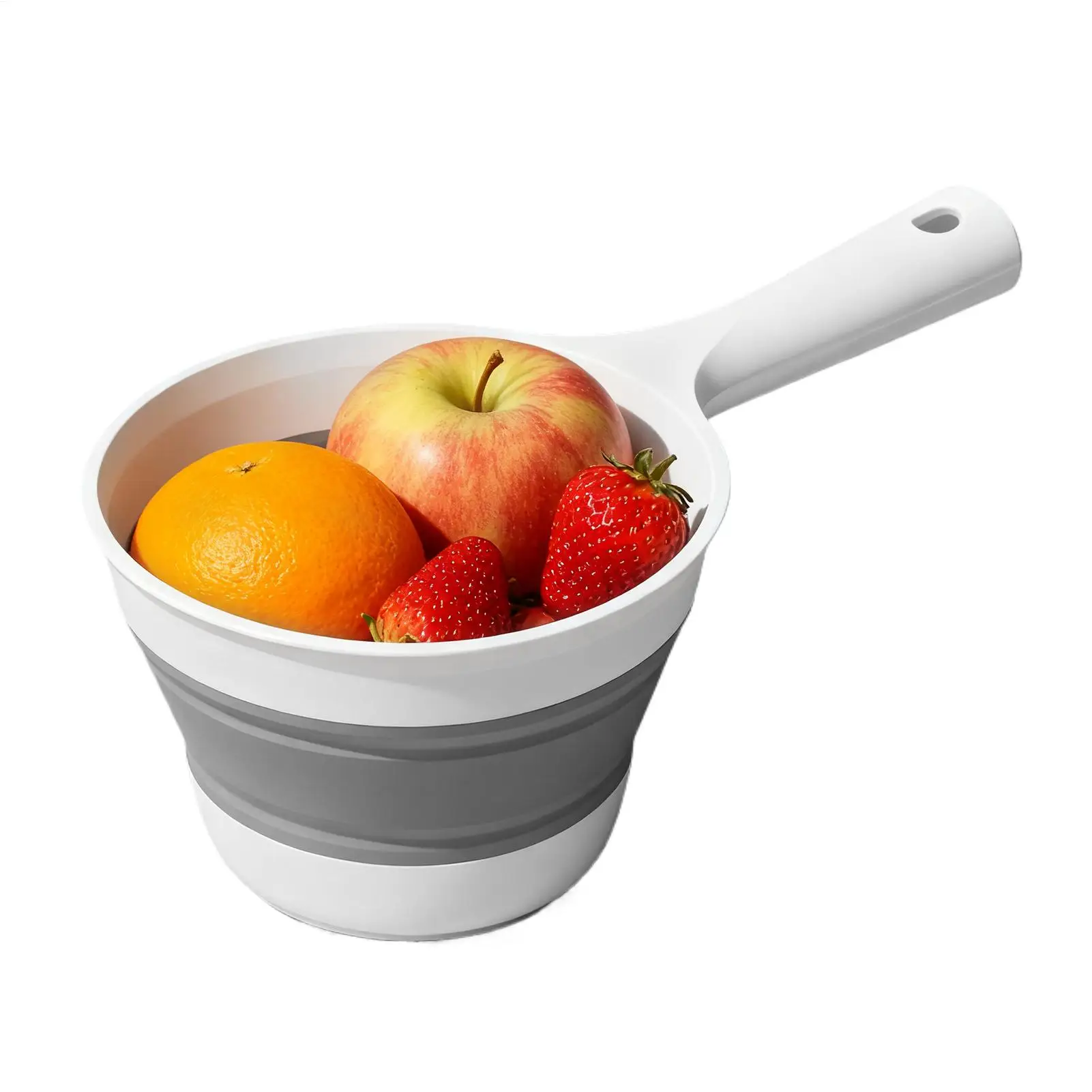 Water Ladle Space Saving Ergonomic Grip Spill-Proof Foldable Water Scoop Dipper for Cooking Shower Meal Prep Camping Gardening