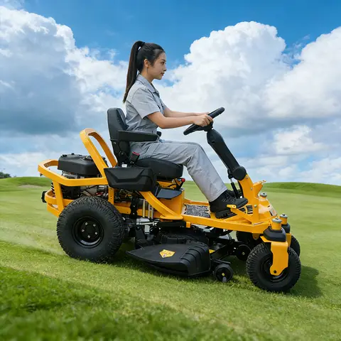 New Hand Ride On Lawn Mower Self Propelled Automatic Ride On Lawn Robot Mower Riding Lawn Mowers Free Shipping