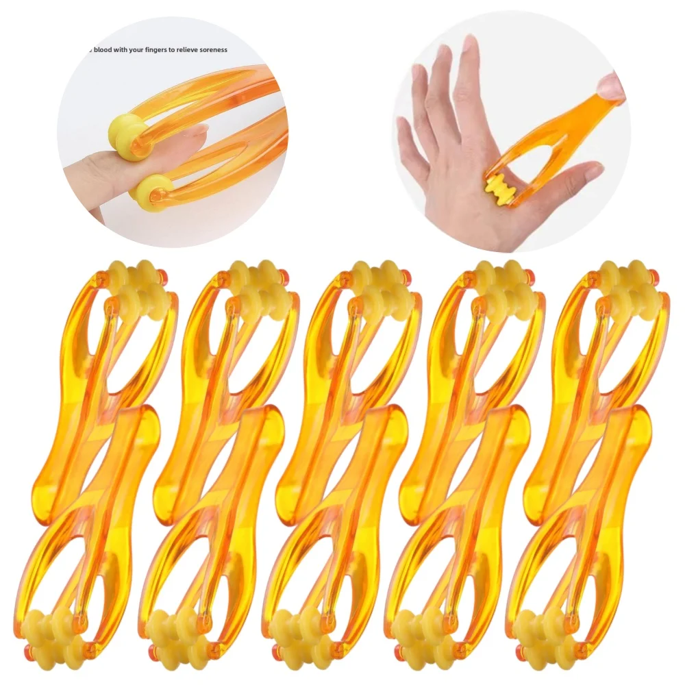 

10Pcs Hand Finger Massager Joint Roller Muscle Relaxation & Blood Circulation Hand Slimming Mini Massage Tool