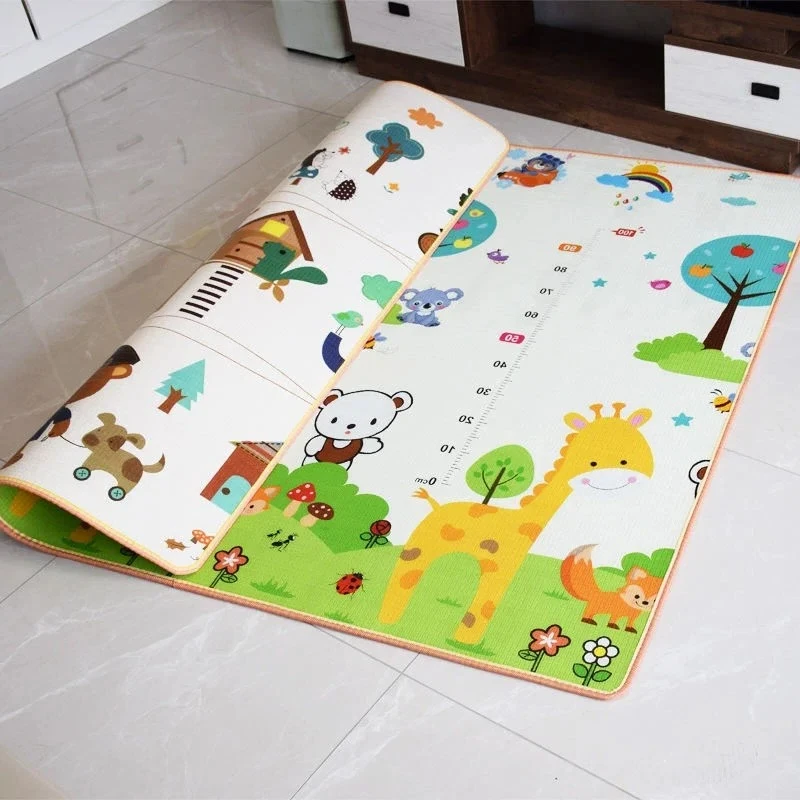 5 Sizes 2 Thicknesses To Choose Non-toxic Thick Baby Crawling Play Mats Folding Carpet Play Mat for Children's Safety Rug Gifts