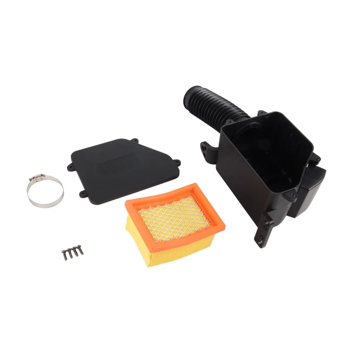 Compatible New ATV Air Filter Box Intake Cleaner Bend Filter Compatible with GY6 150cc Engine 4-Wheel ATV Go Kart Scooter Moped