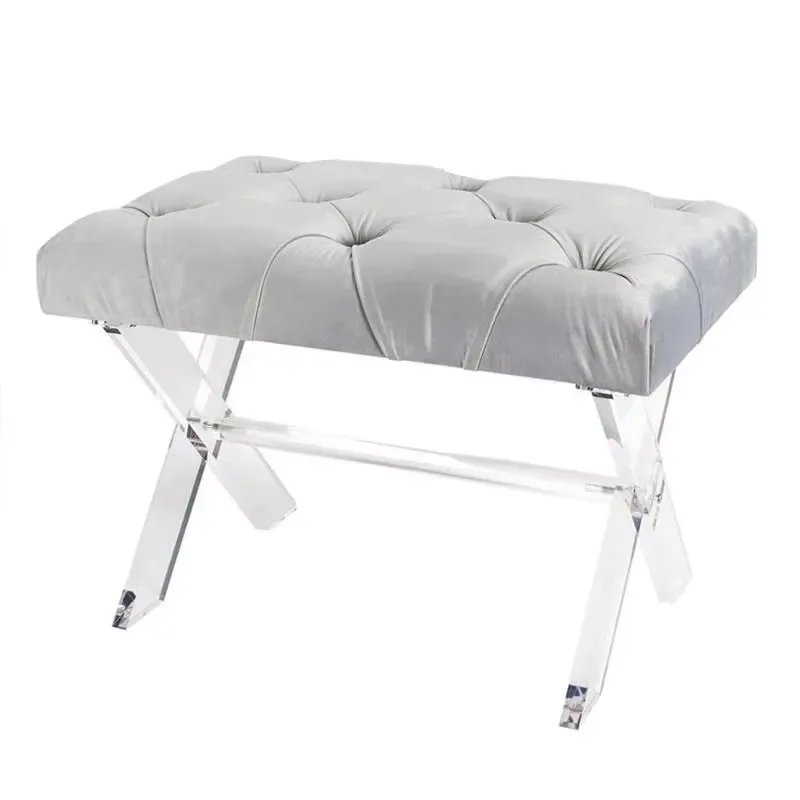 Modern Black Gold Chrome Acrylic Table Sofa Legs Transparent Accessories