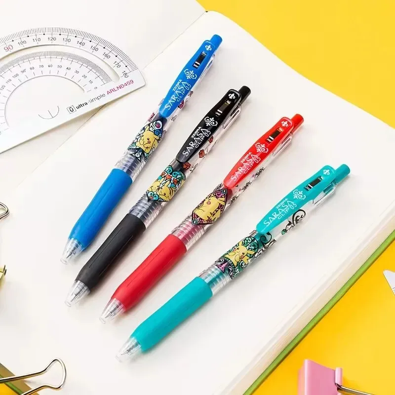 2023New 4pcs/set Cute Cartoon Special Edition JJ15 Color 0.4/0.5mm Gel Pen SARASA Japanese Stationery School Supplies