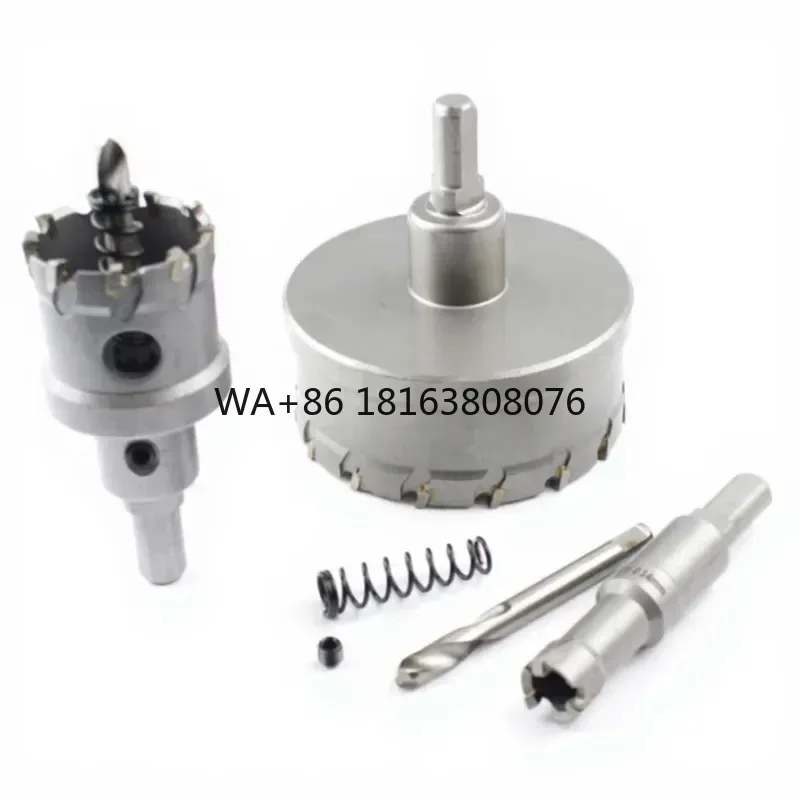 Industrial Grade Unika Style Extended Alloy Hole Opener, Metal Hole Expander with Hard Alloy Cutter Head, Stainless Steel