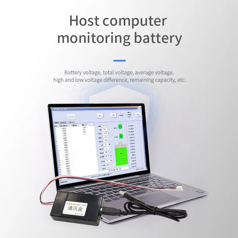 JBD Smart Bms 8S 10S 16S do akumulatora litowego 24V 36V 48V Balance Board z bezpłatnym Bluetooth 60A 80A 100A LiFeo4 BMS e-bike