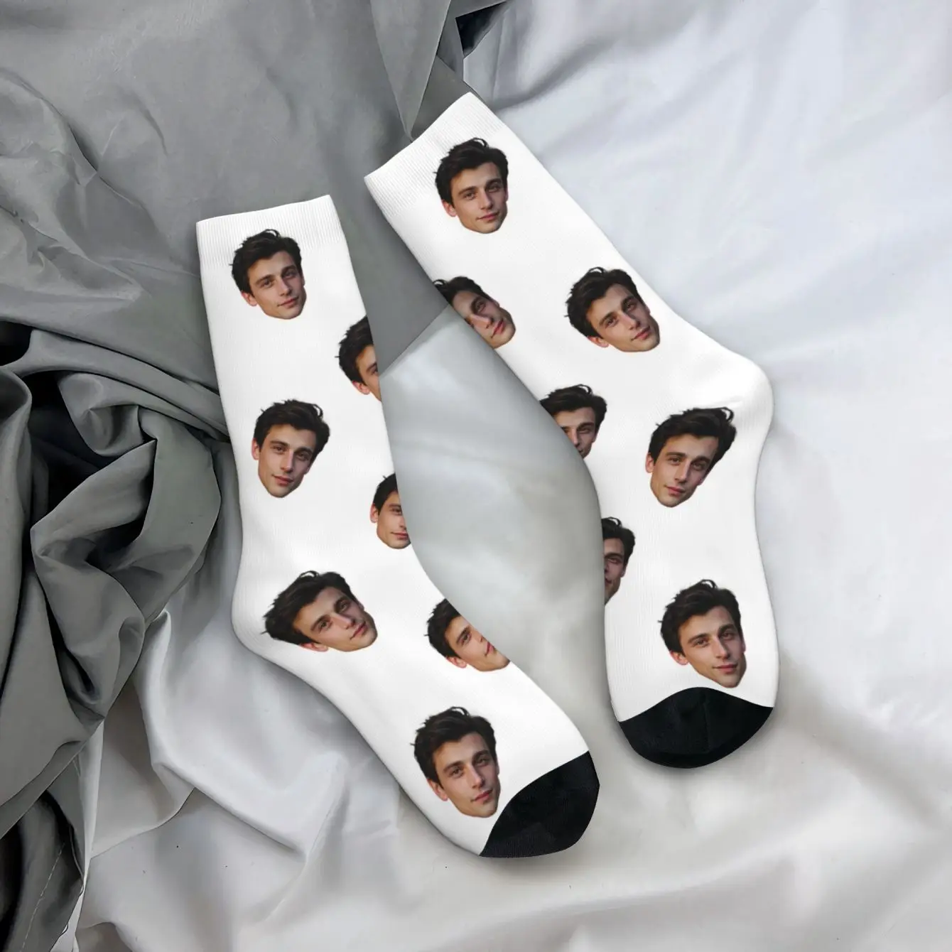 Op maat gemaakte gezichtsvormige sokken Unisex op maat gemaakte sokken Gepersonaliseerde fotosokken Fotosokken Op maat gemaakte sokken als cadeau
